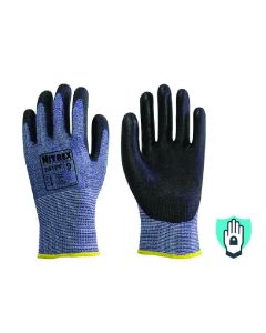 Unigloves Nitrex - Black / Blue - 241PF | 18 Gauge Cut Resitant Gloves