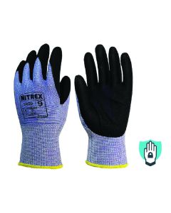 Unigloves Nitrex - Black / Blue 242D | Touchscreen Gloves