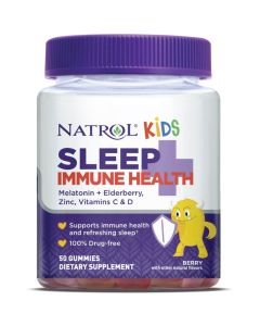 Kids Sleep+ Immune Health, 50 Berry Gummies - Natrol