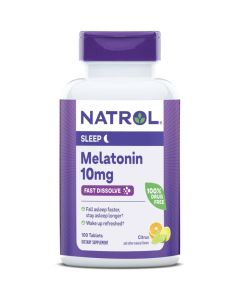 Melatonin Fast Dissolve, 100 Citrus Tablets, 10mg - Natrol