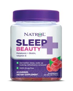 Sleep+ Beauty, 60 Raspberry Gummies - Natrol