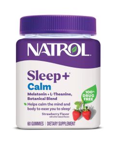 Sleep+ Calm, 60 Strawberry Gummies - Natrol