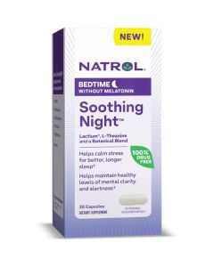 Soothing Night, 30 Capsules (Bedtime Without Melatonin)  - Natrol