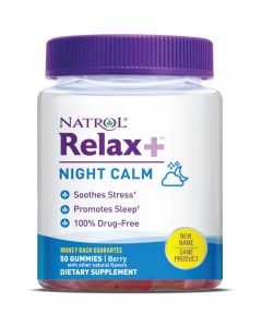 Relax+ Night Calm, 50 Gummies - Natrol