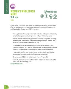 Women's Wholefood Multi, Natures Own, P445