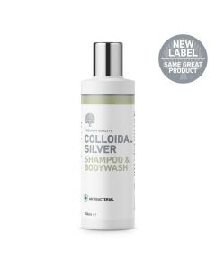 All Natural Colloidal Silver - 250ml Shampoo & Bodywash