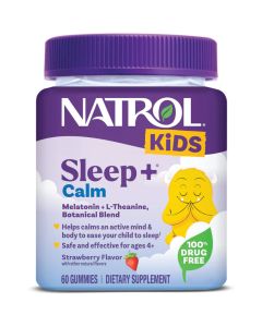 Kids Sleep+ Calm, 60 Strawberry Gummies - Natrol