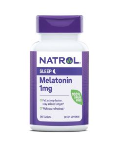 Melatonin Sleep Support, 90 Tablets, 1mg - Natrol