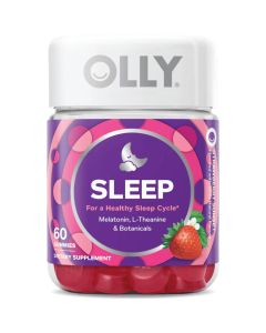 OLLY Sleep Gummies 3mg Melatonin – Strawberry Sunset – 60ct