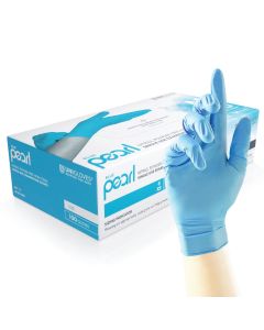 Blue Nitrile Gloves | Pearl - Unigloves